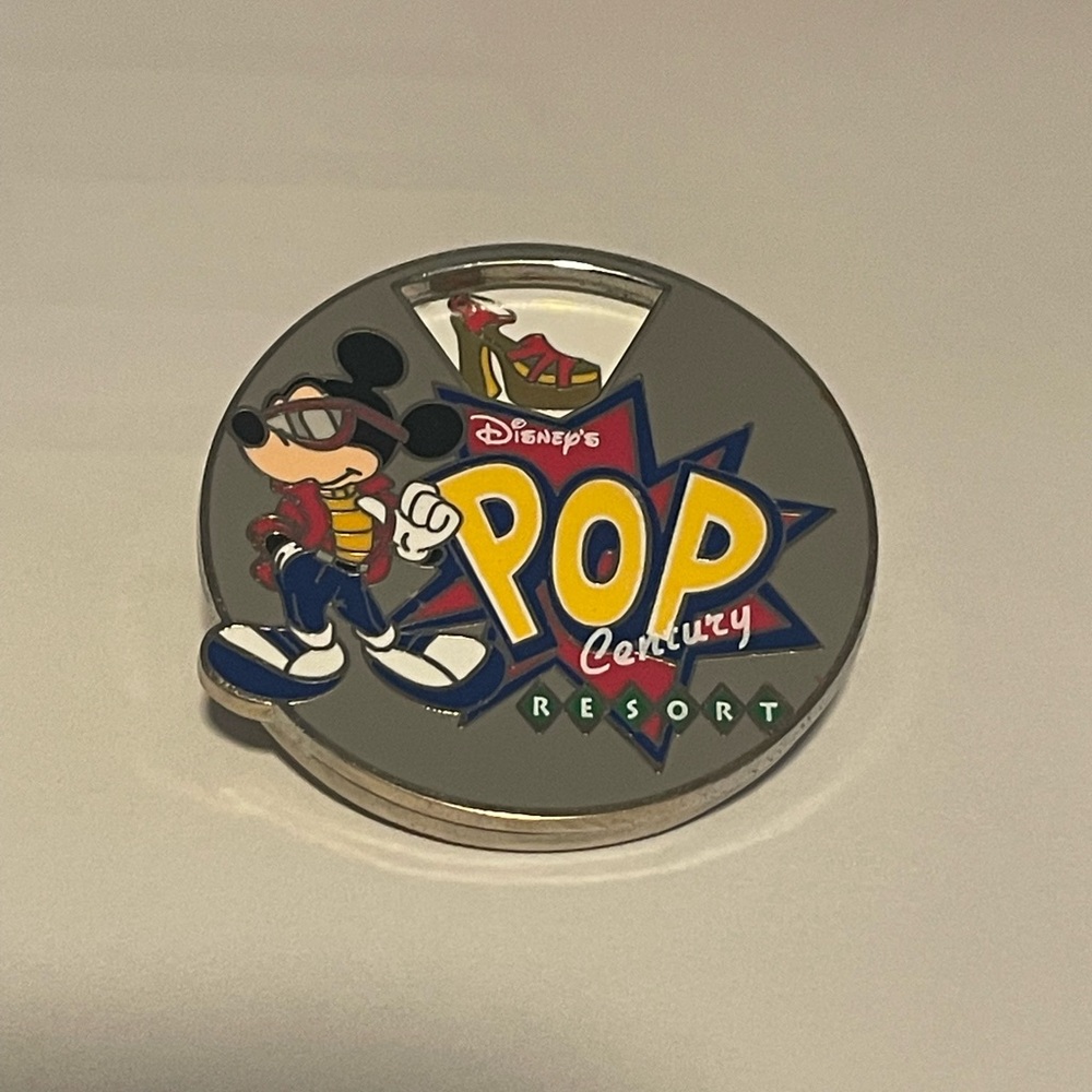 2008 WDW Pop Century Resort Spinning Pin